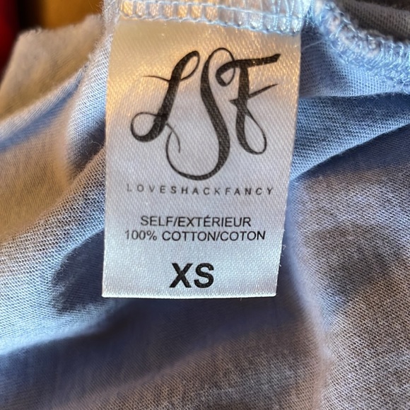 Loveshackfancy Ruffle Sleeve Top XS - Picture 4 of 4